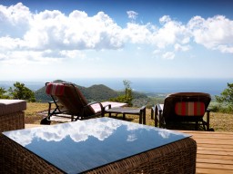 Relaxation - Seated in the sunbed and enjoy the perfect view over the island.